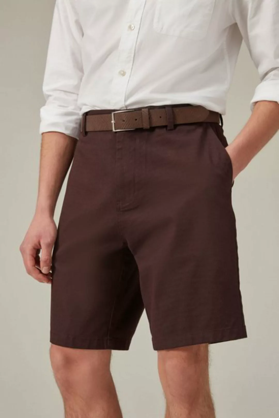 Next Chinoshorts Chino-Shorts mit Gürtel (2-tlg) günstig online kaufen