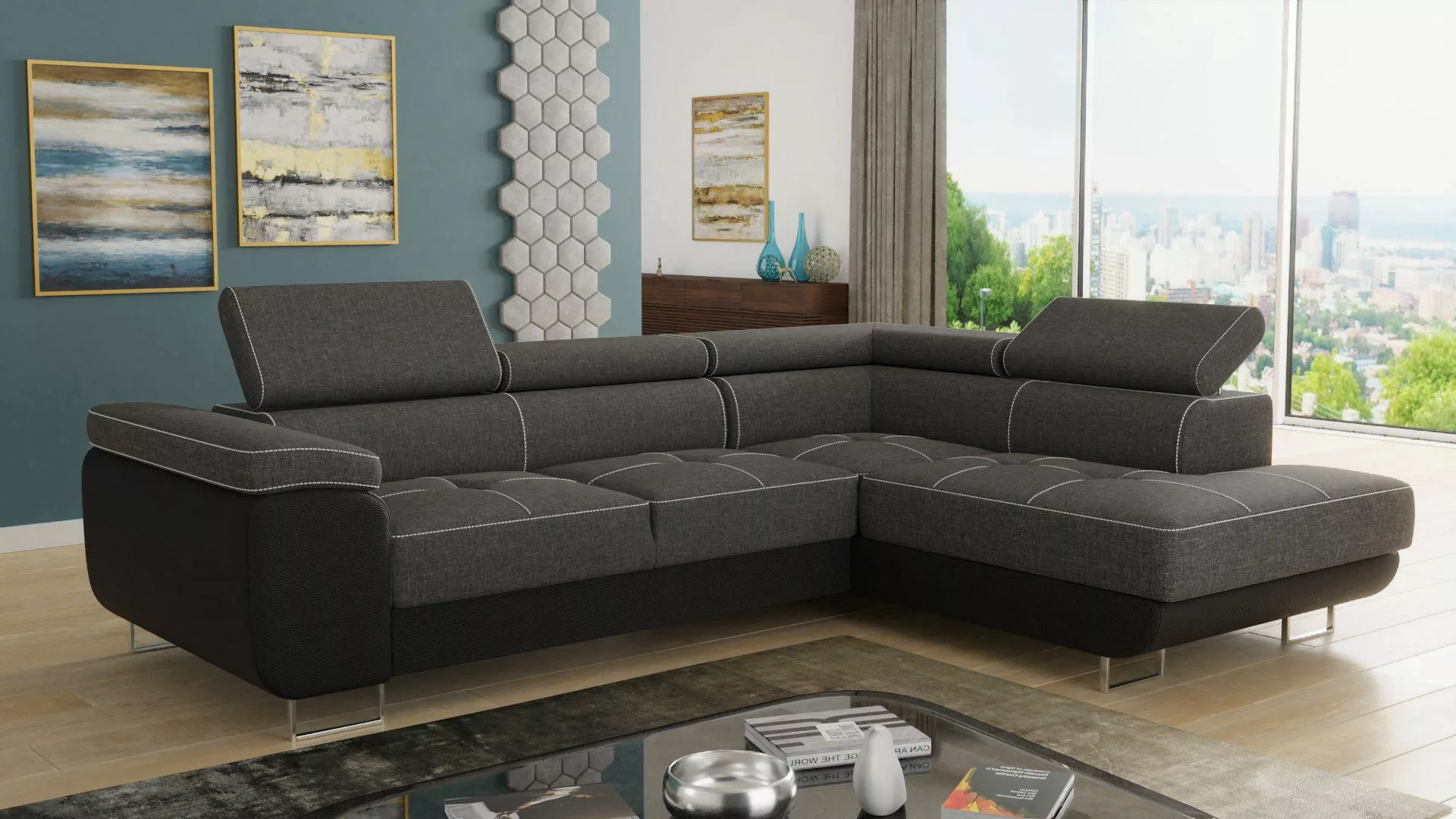 Sofnet Ecksofa Caris, mit Schlaffunktion und günstig online kaufen