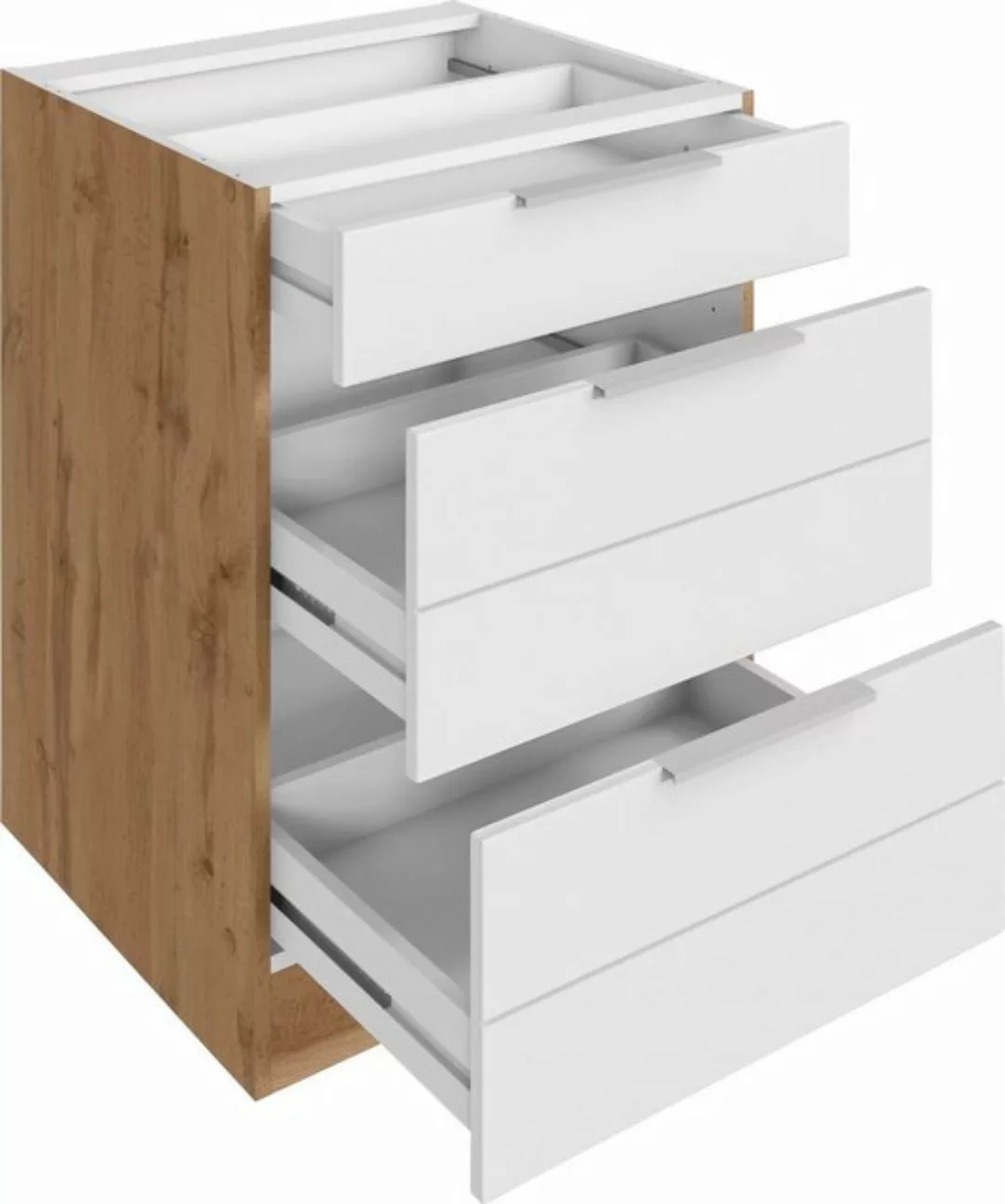 KOCHSTATION Auszugsunterschrank KS-Luhe 60 cm breit, hochwertige MDF-Fronte günstig online kaufen