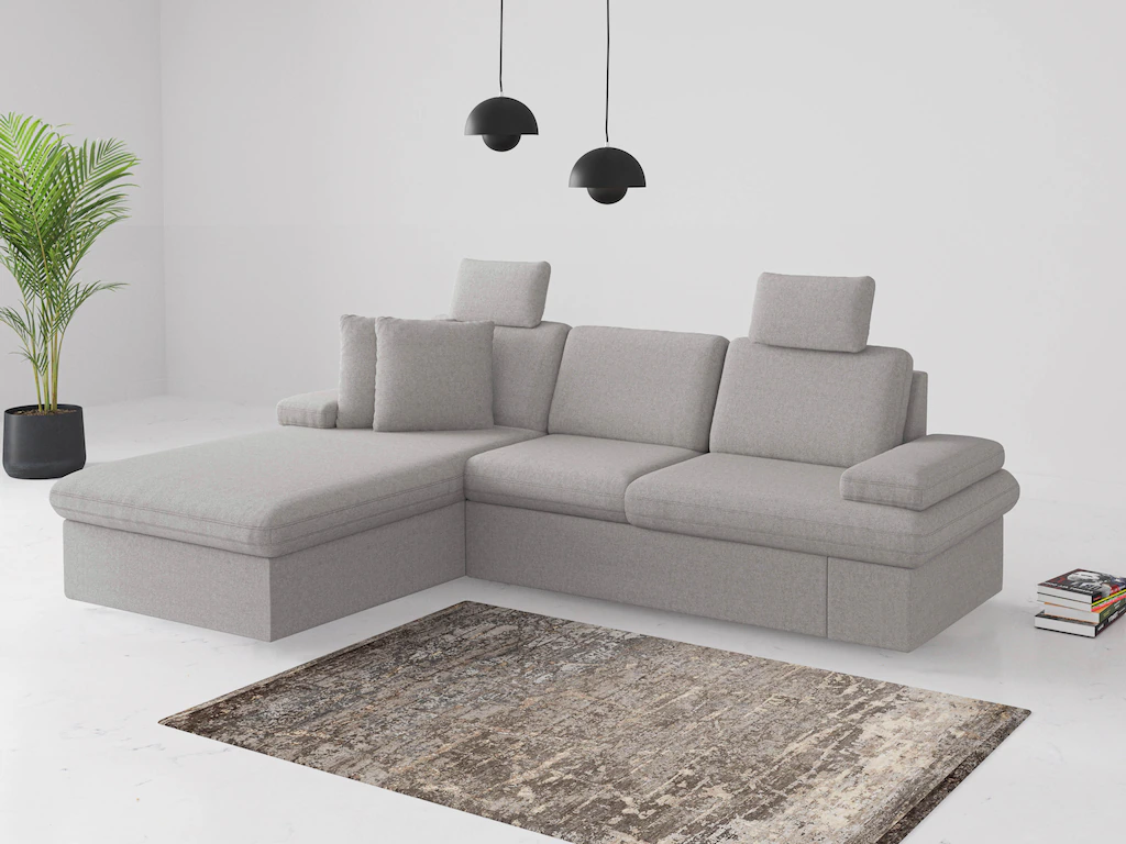 sit&more Ecksofa "Moreno", mit Armteilverstellung,wahlweise mit Bettfunktio günstig online kaufen