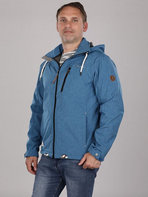 Dry Fashion Softshelljacke Herren Outdoor Jacke Heiligenhafen - Fleece-Futt günstig online kaufen