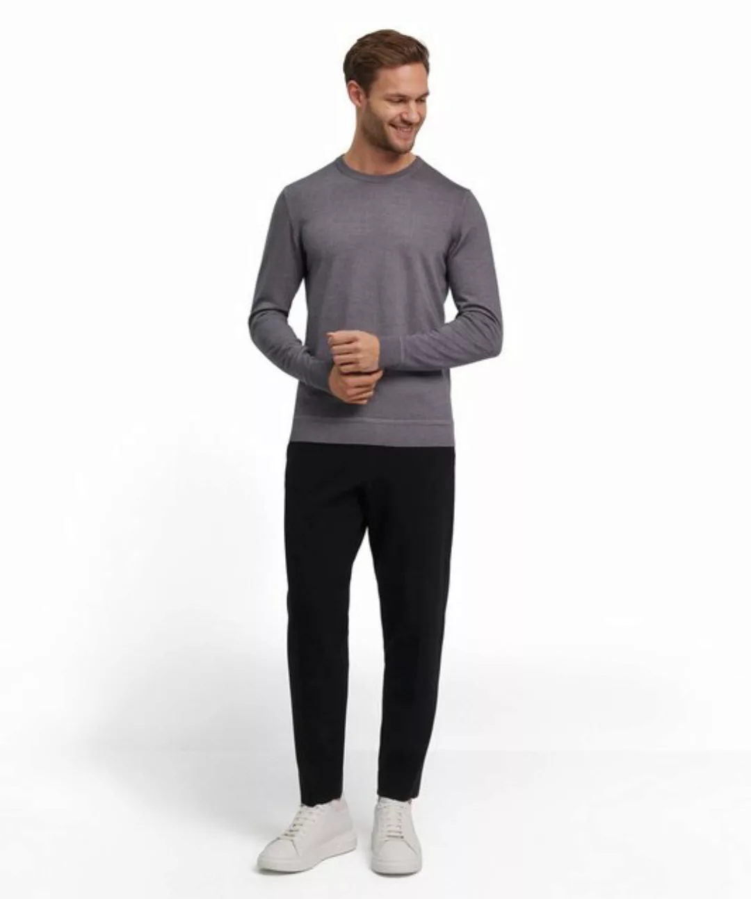 FALKE Strickpullover aus extrafeiner Lambswool günstig online kaufen