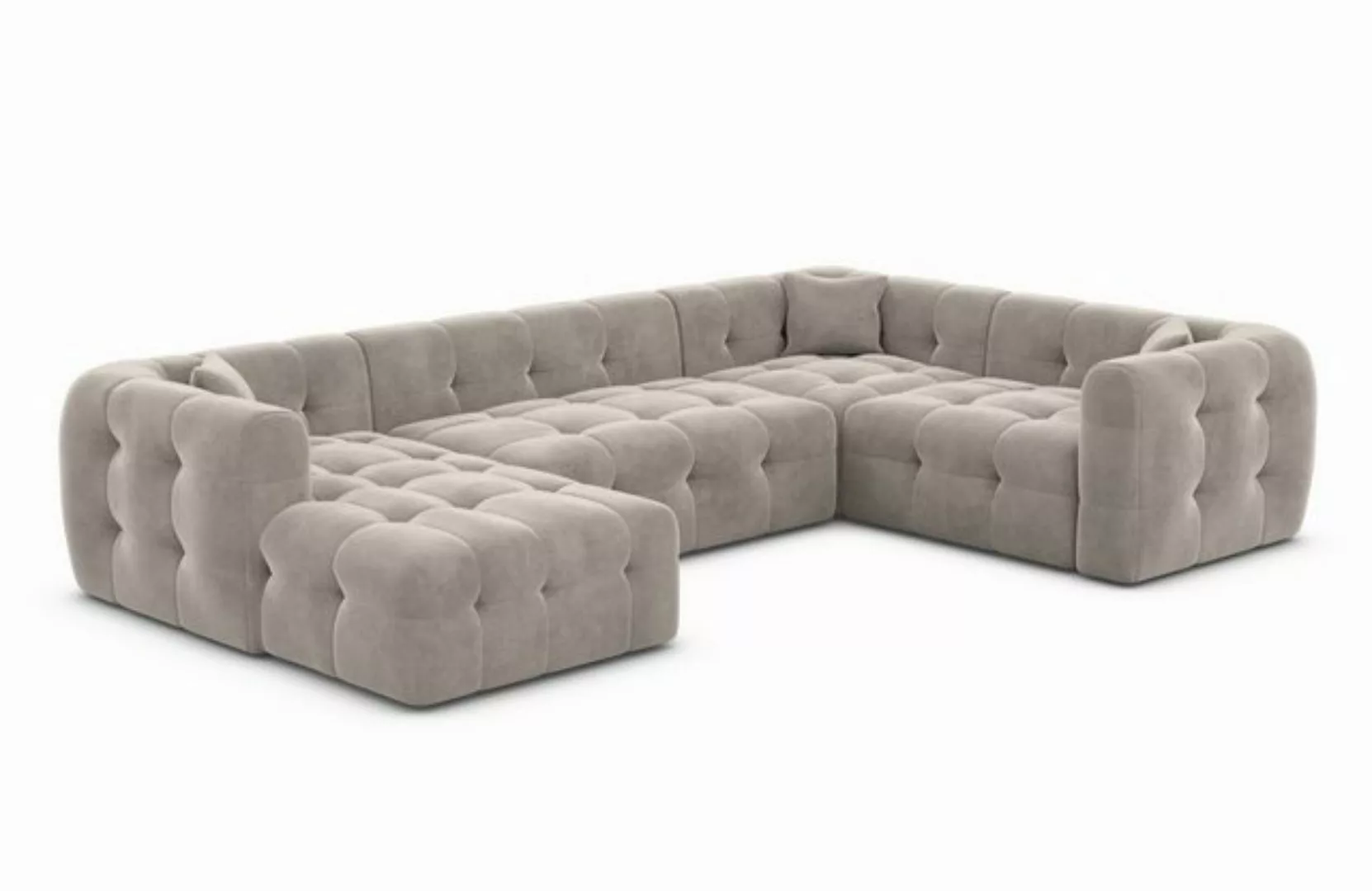 Sofa Dreams Wohnlandschaft Polster Sofa Lounge Wohnlandschaft Couch Stoff S günstig online kaufen