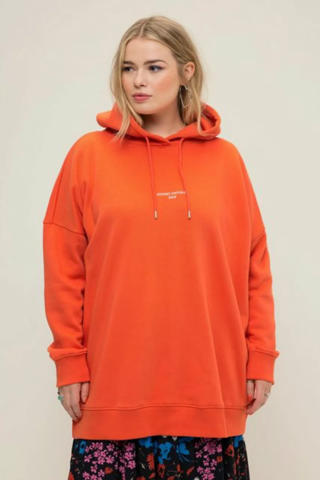 Studio Untold Sweatshirt Hoodie oversized Stick-Statement Kapuze Langarm günstig online kaufen