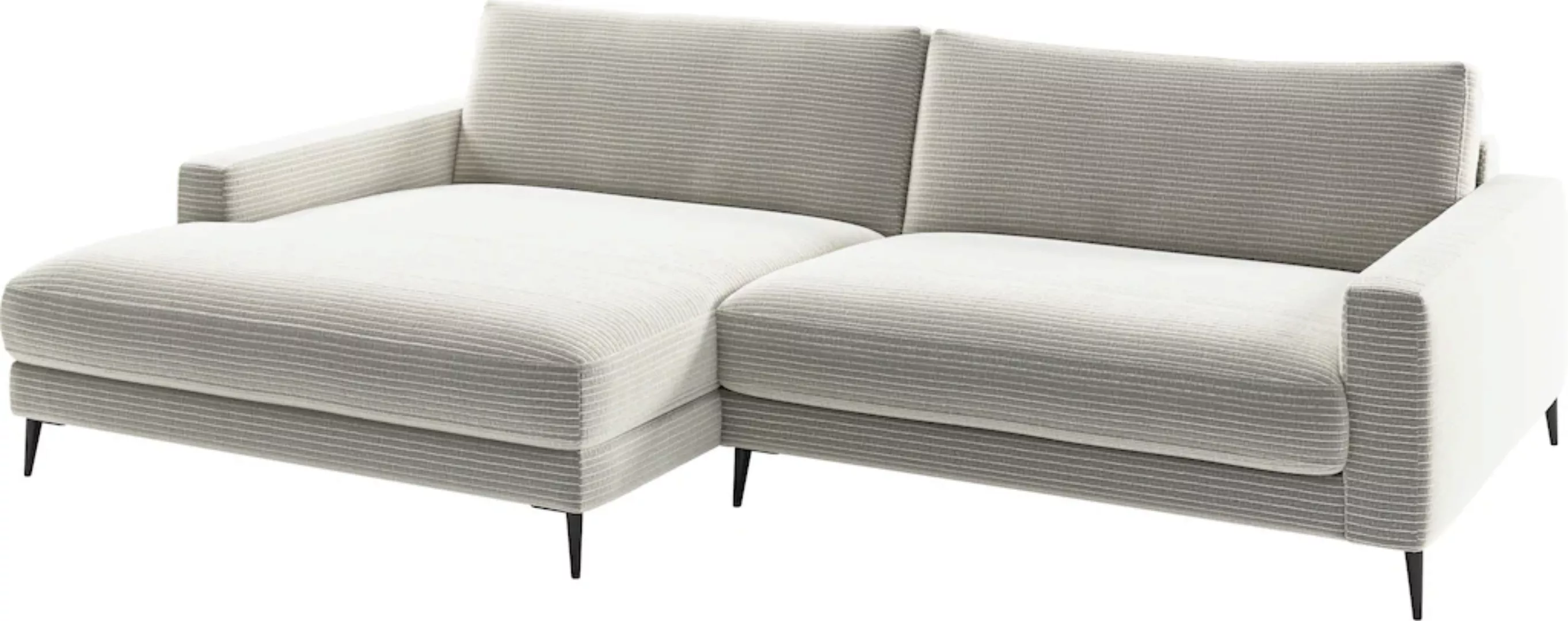 INOSIGN Ecksofa »Downtown, B/T/H: 272/190/84 cm L-Form«, weicher Sitzkomfor günstig online kaufen