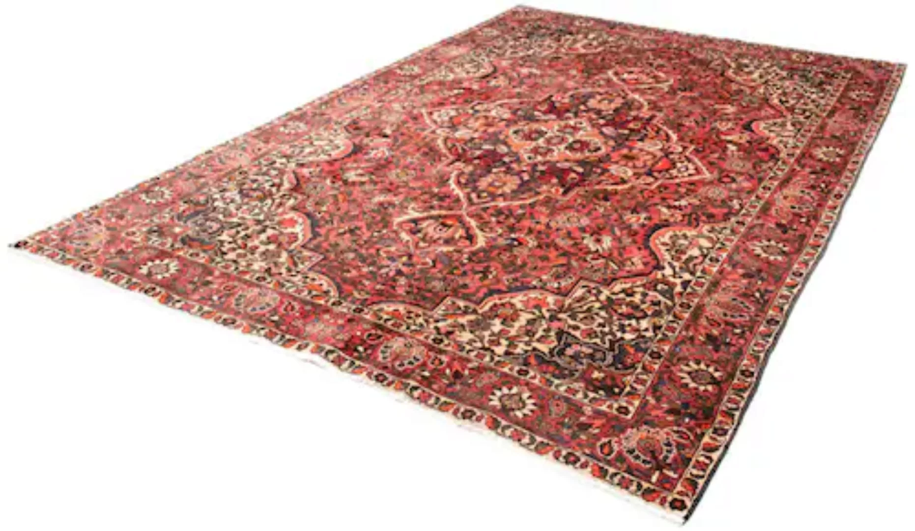 morgenland Wollteppich »Bachtiar Medaillon Rosso chiaro 302 x 209 cm«, rech günstig online kaufen