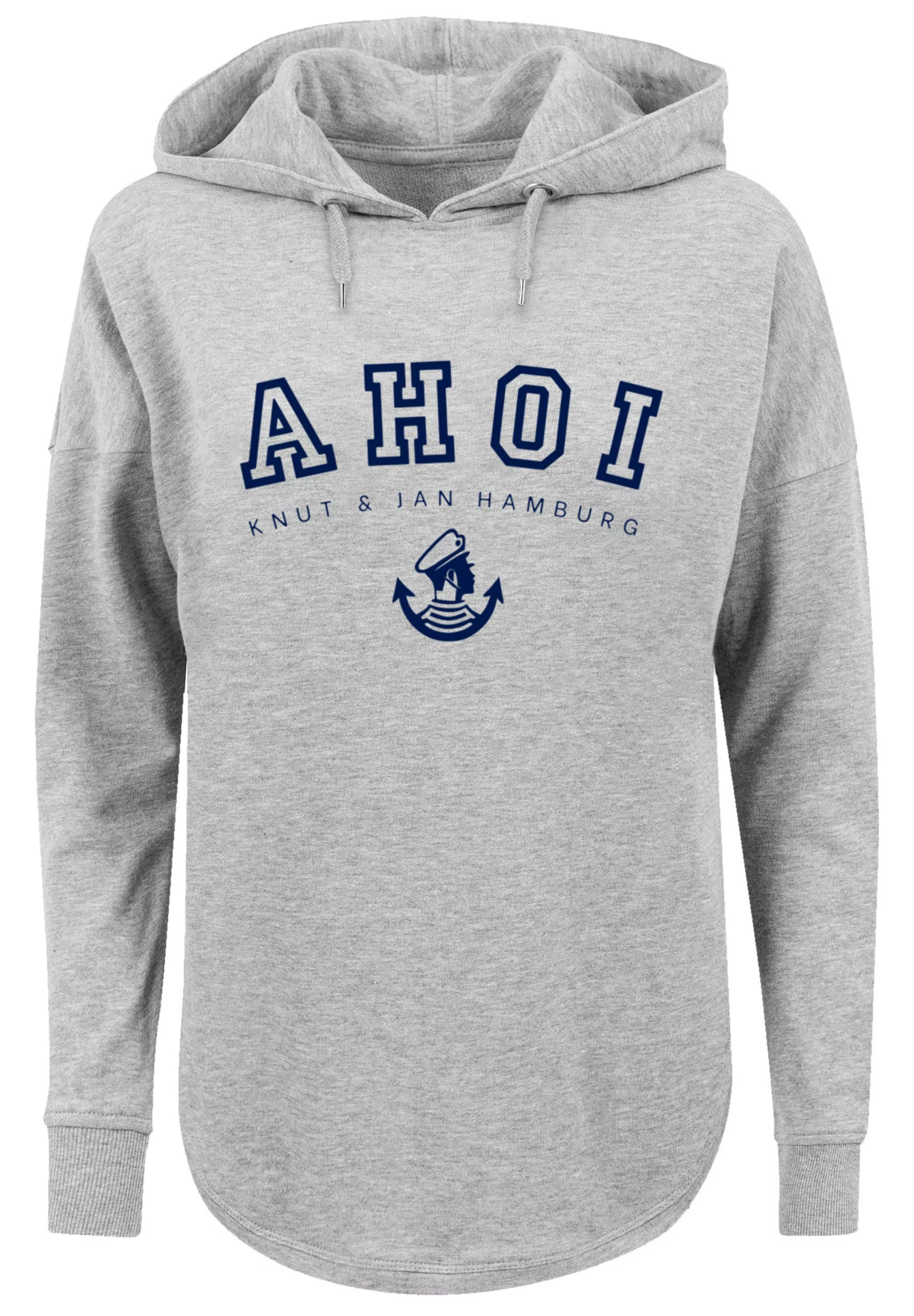 F4NT4STIC Kapuzenpullover "Oversized Hoodie Ahoi Knut & Jan Hamburg", Print günstig online kaufen