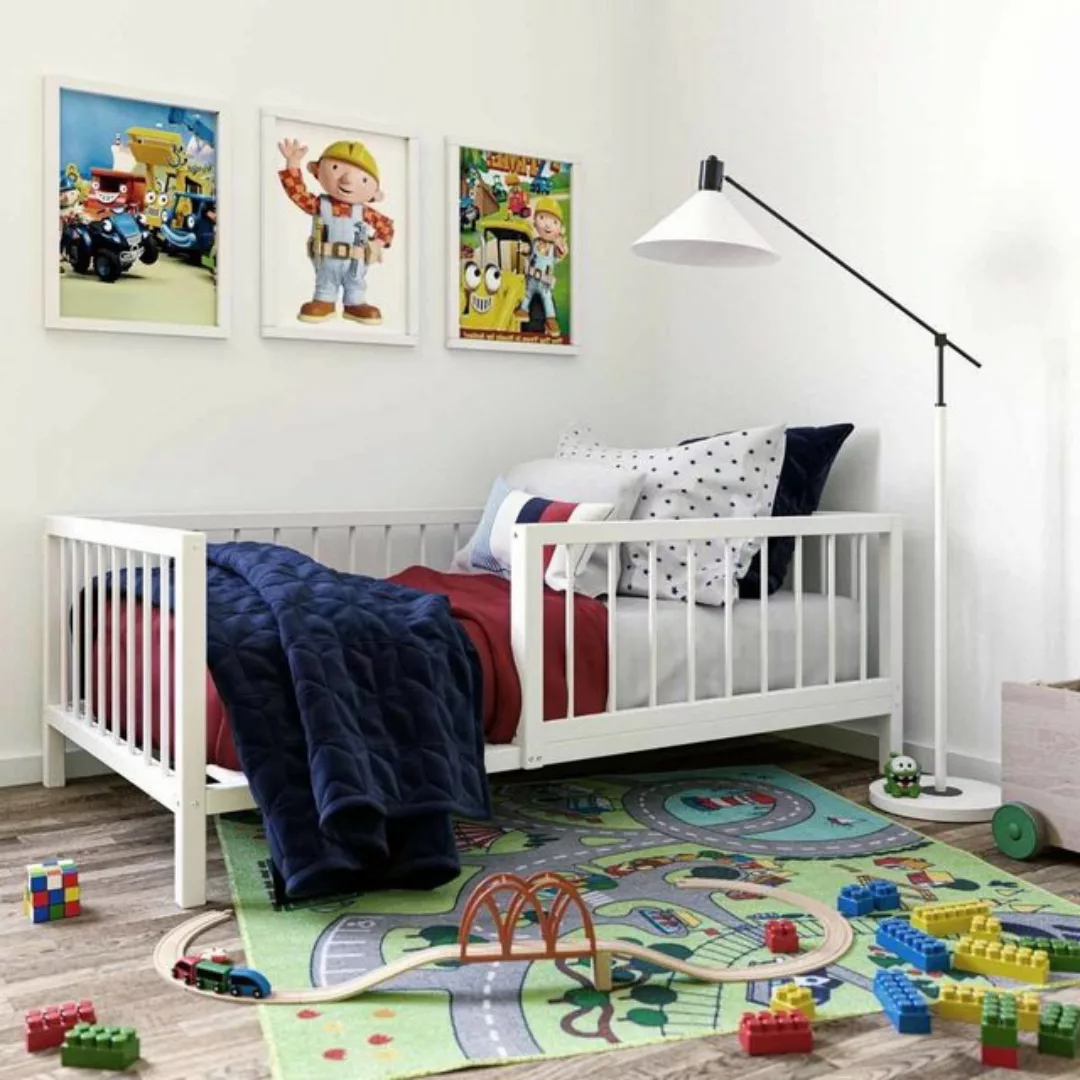 Artkid Kinderbett Daniel Einzelbett weiß 90x160 für Jungs und Mädchen aus m günstig online kaufen