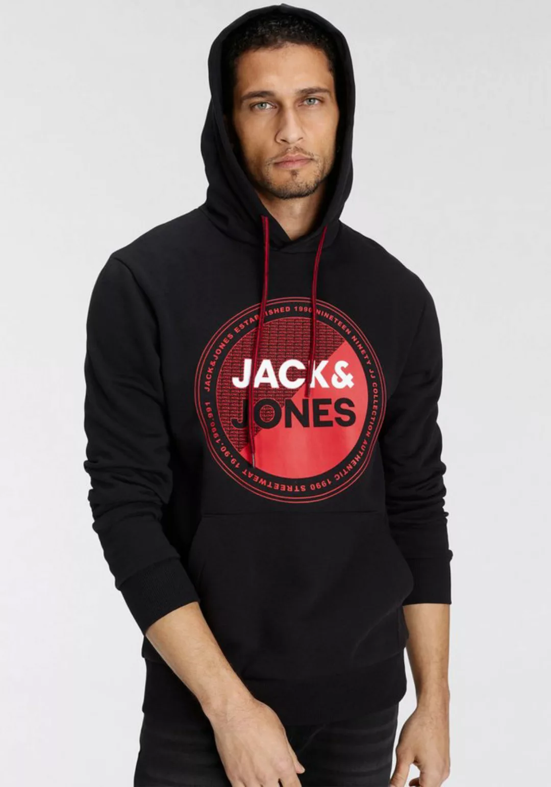 Jack & Jones Kapuzensweatshirt JJLOYD SWEAT HOOD günstig online kaufen