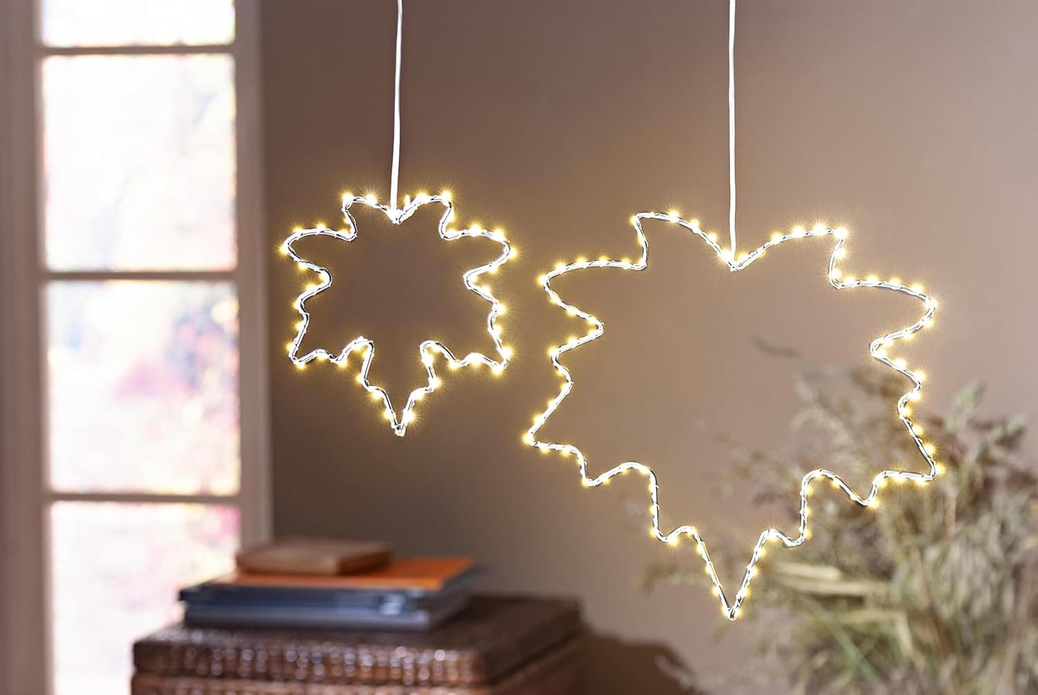 Weltbild LED-Hängeleuchte Weltbild LED-Hängedeko Ahorn 2er-Set günstig online kaufen