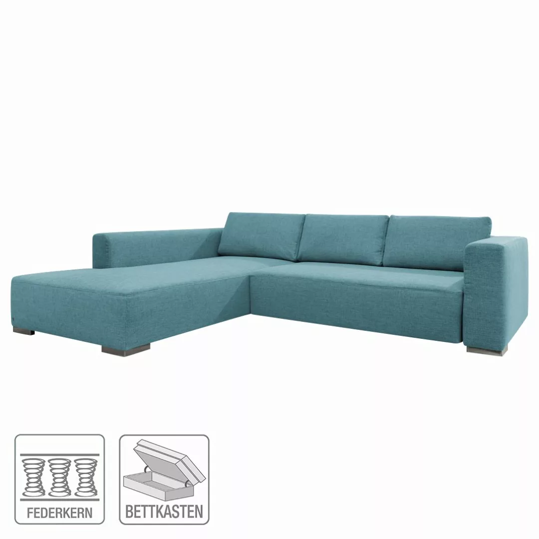 home24 Tom Tailor Ecksofa Heaven Colors Style M Ozeanblau Strukturstoff 282 günstig online kaufen