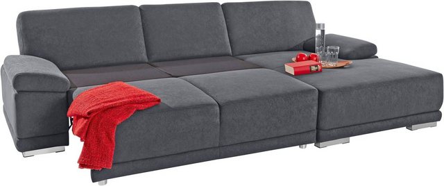 sit&more Ecksofa "Coria L-Form", mit XL-Recamiere, wahlweise mit Bettfunkti günstig online kaufen