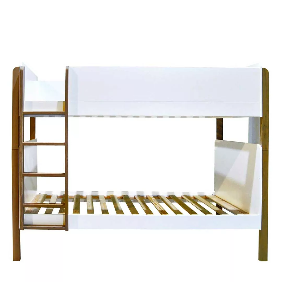 Stockbett Etagenbett in Weiß Liegefläche 90x200 cm günstig online kaufen