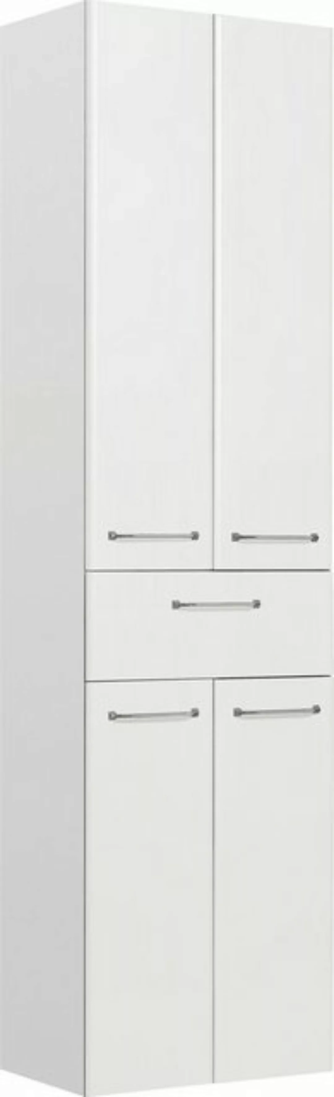 Saphir Hochschrank Quickset Badschrank 50 cm breit, 4 Türen, 1 Schublade, 3 günstig online kaufen