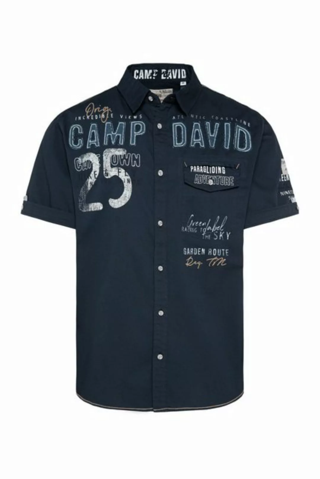 CAMP DAVID Kurzarmhemd (1-tlg) günstig online kaufen