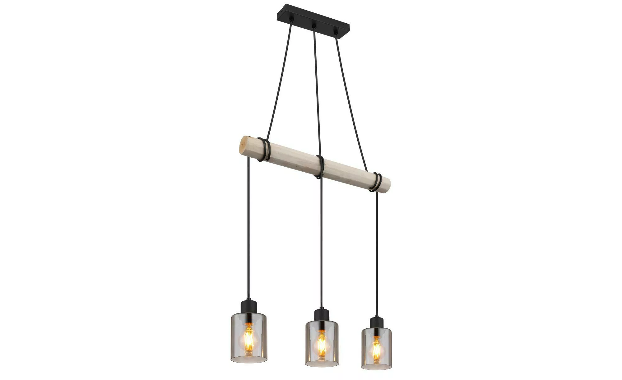 Globo Lighting Pendelleuchte   ¦ schwarz ¦ Maße (cm): B: 50 H: 140 T: 10.0 günstig online kaufen