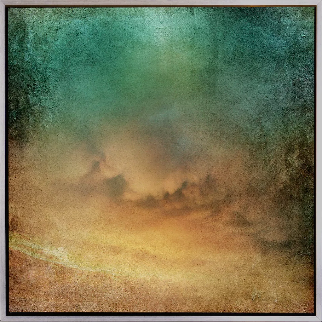queence Leinwandbild »Wolken«, Abstrakt, mit einem Schattenfugenrahmen vere günstig online kaufen