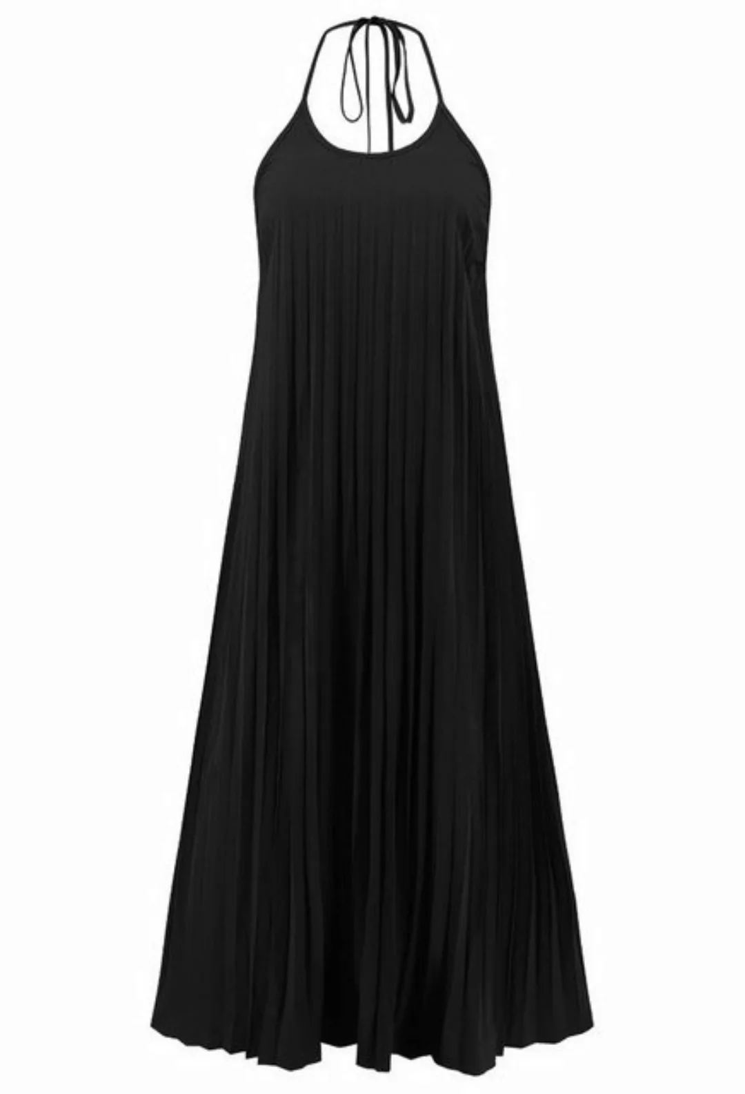 SEGUEN Strandkleid Sexy V-förmiges Neckholder-Kleid in A-Linie (Strand Reso günstig online kaufen