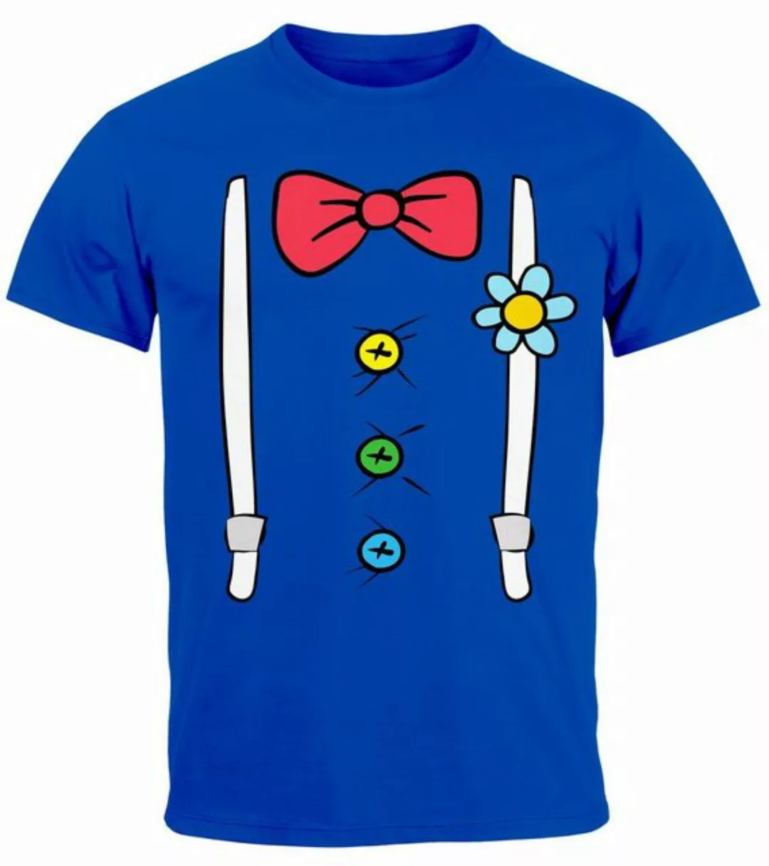 MoonWorks Print-Shirt Herren T-Shirt Fasching Karneval Clown Kostüm-Ersatz günstig online kaufen