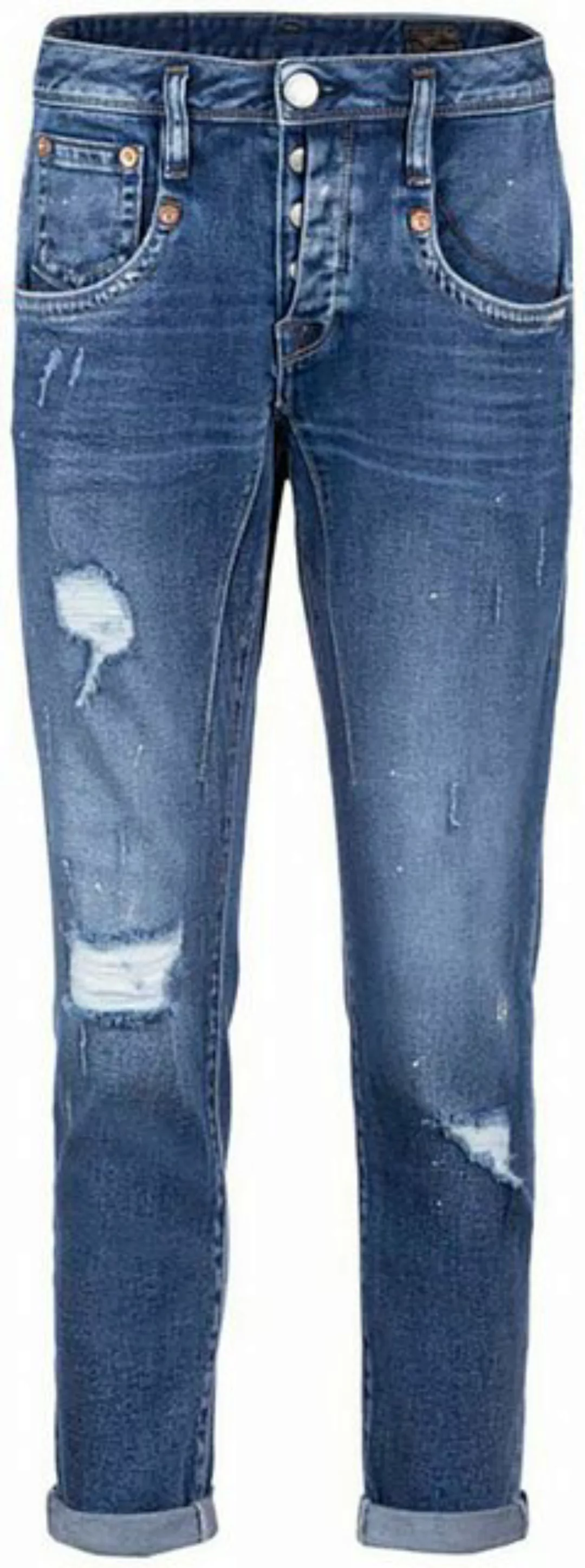 Herrlicher 7/8-Jeans Shyra Cropped Denim Comfort mit halb verdeckter Knopfl günstig online kaufen