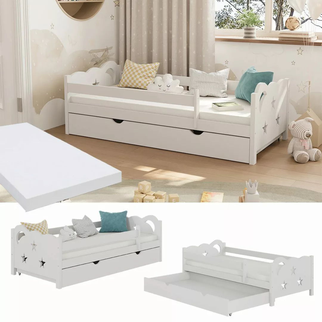VitaliSpa® Kinderbett Jessica, Weiß, 80x160 cm günstig online kaufen