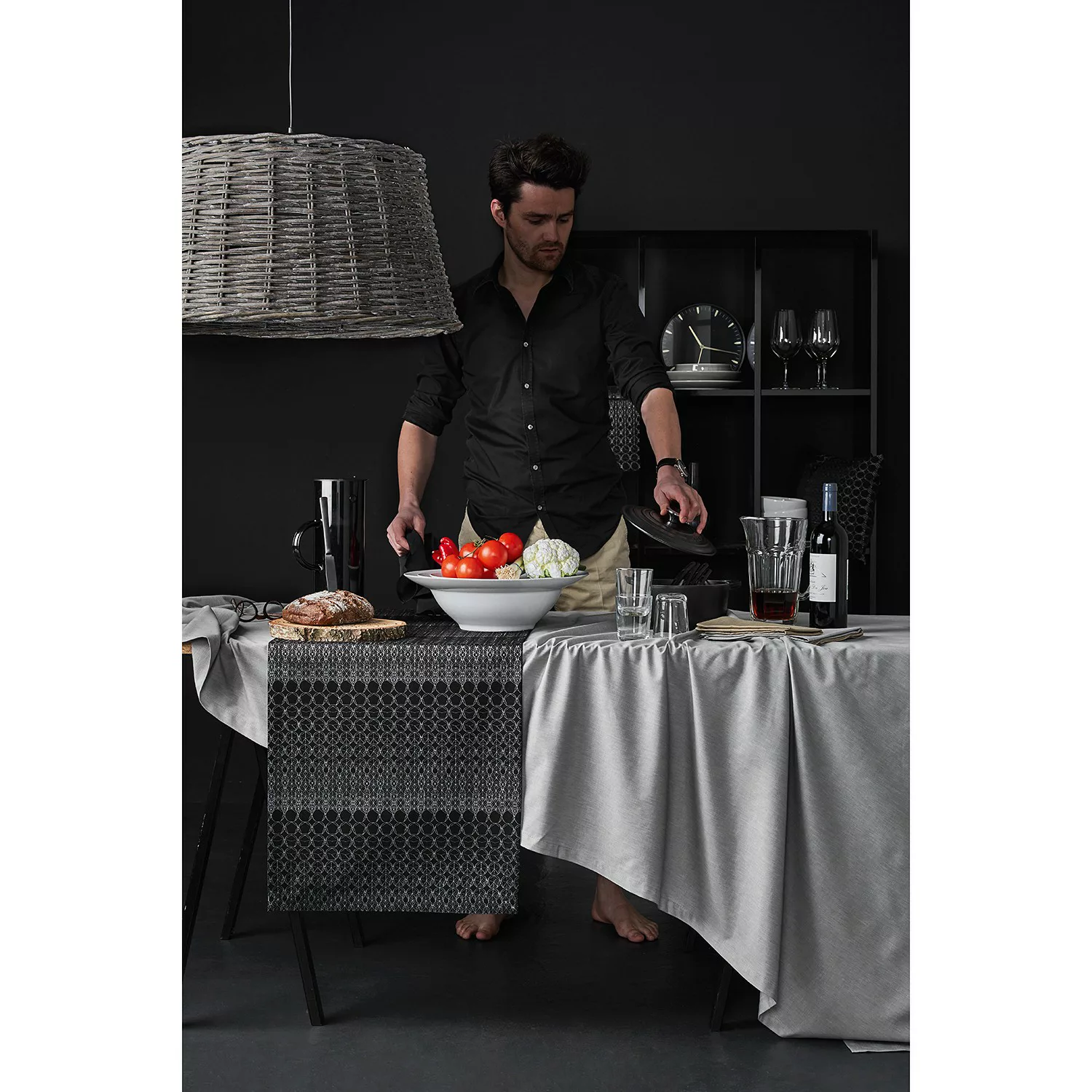 APELT Tischläufer »1308 Loft Style, Jacquard«, (1 St.) günstig online kaufen