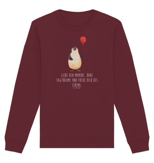 Mr. & Mrs. Panda Longpullover Größe M Pinguin Luftballon - Burgundy - Gesch günstig online kaufen