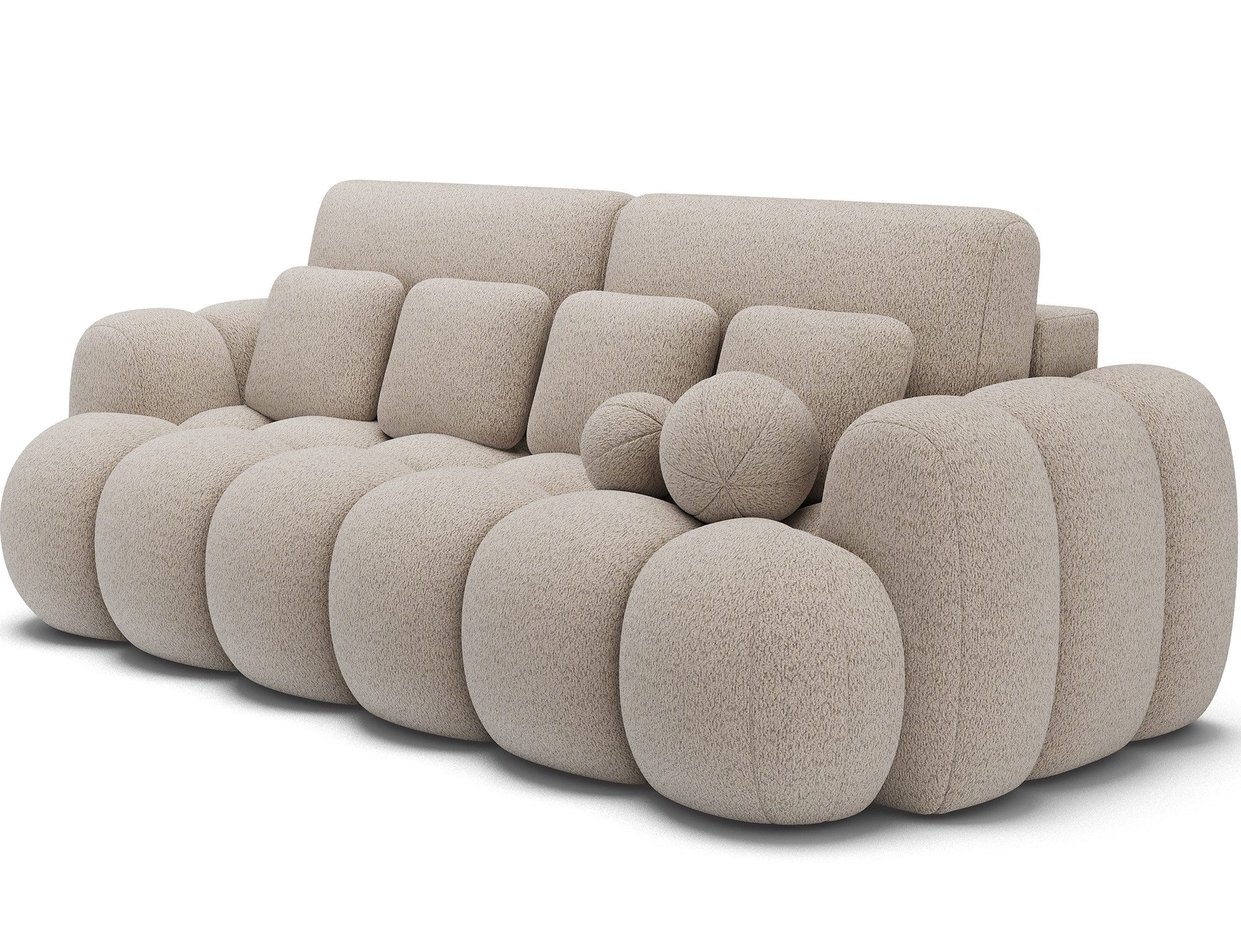 yourhouse24 3-Sitzer Sofa Cotonn mit Schlaffunktion günstig online kaufen