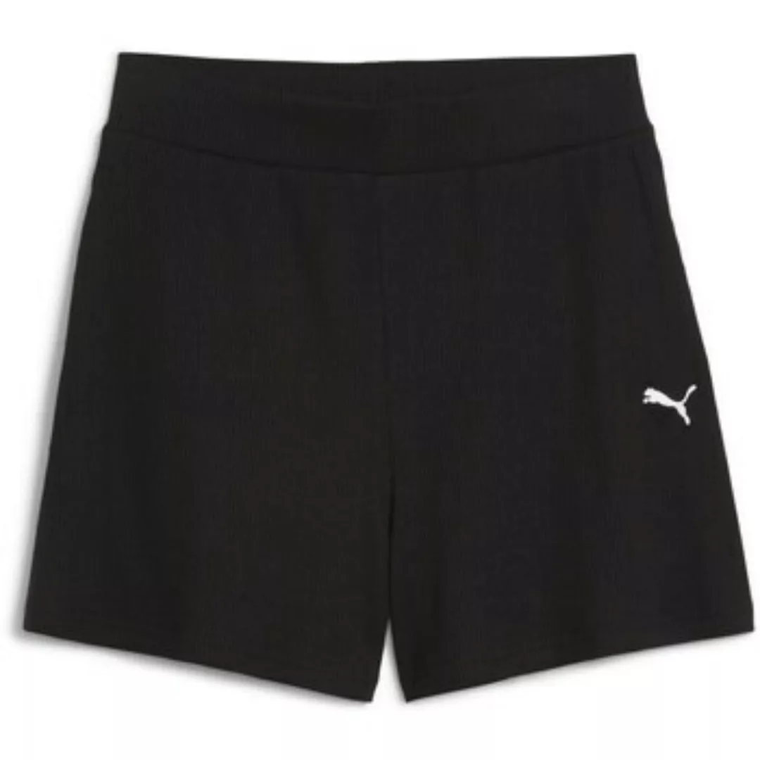 PUMA Sporthose "ESS ELEVATED Gerippte 5" Shorts mit hohem Bund Damen" günstig online kaufen