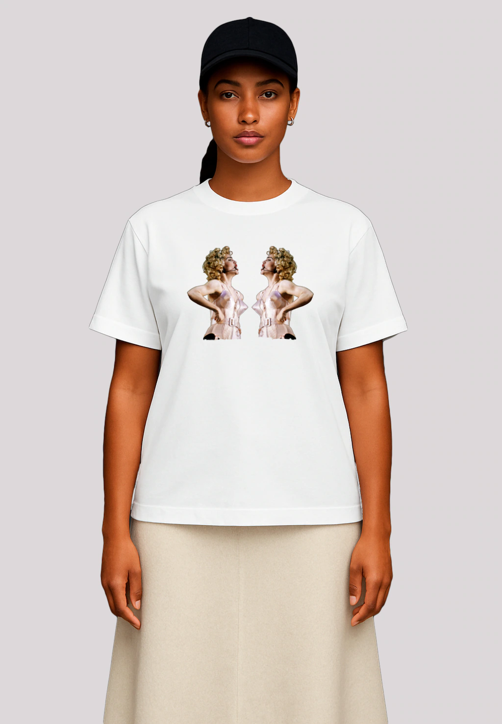 F4NT4STIC T-Shirt "Madonna Cone Blonde Ambition Tour 1990", Premium Qualitä günstig online kaufen