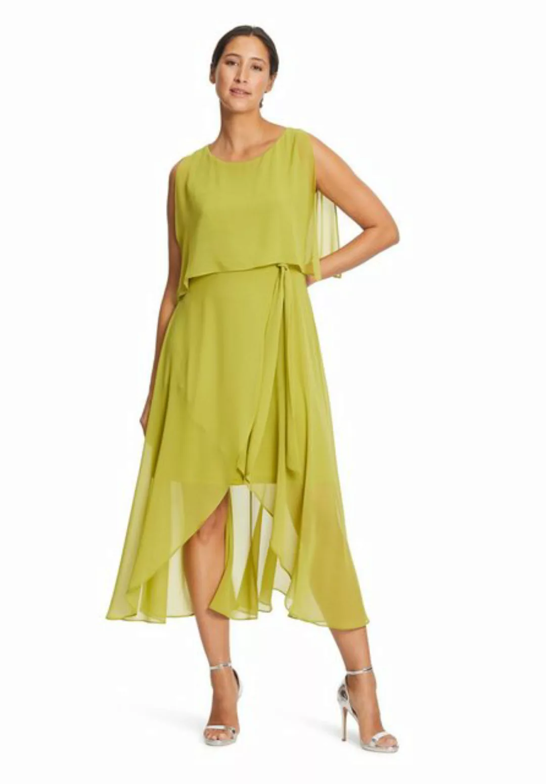 Vera Mont Chiffonkleid Vera Mont Chiffonkleid ohne Arm Bindeband günstig online kaufen