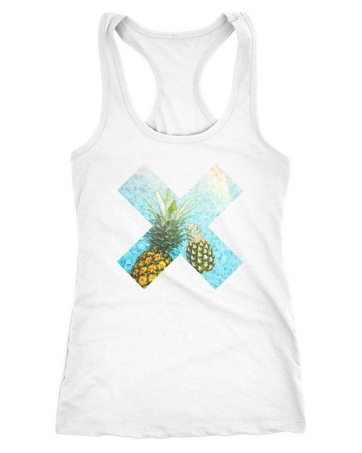 Neverless Tanktop Damen Tank-TopX Aufdruck Pustblume Ananas Galaxy Blumen R günstig online kaufen