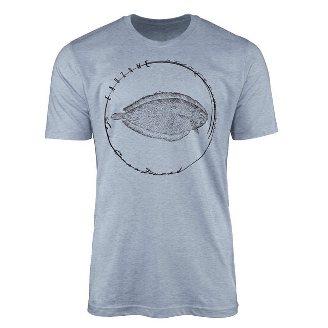 Sinus Art T-Shirt T-Shirt Tiefsee Fische - Serie: Sea Creatures, feine Stru günstig online kaufen