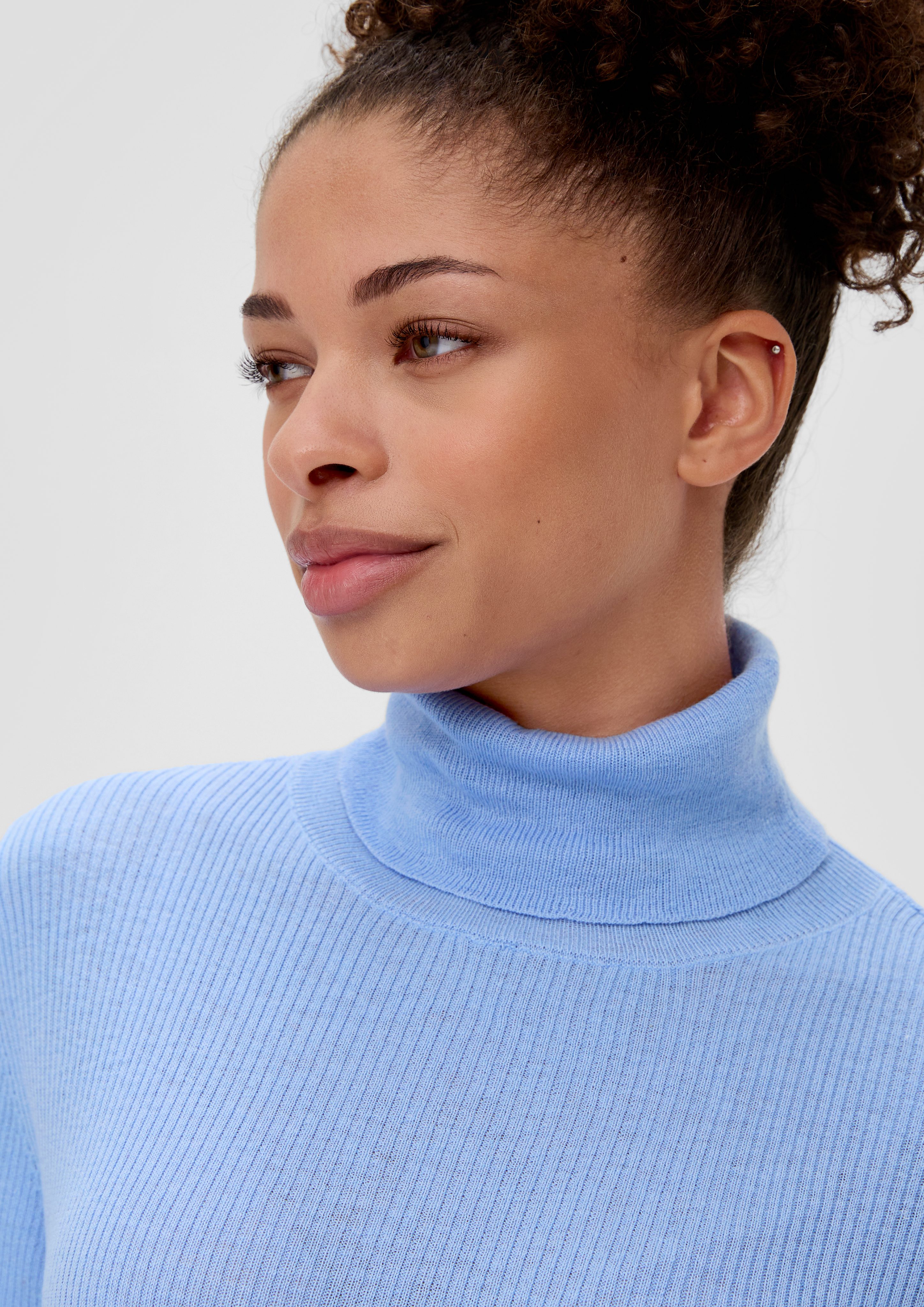 QS Strickpullover Rollkragenpullover aus Feinstrick günstig online kaufen