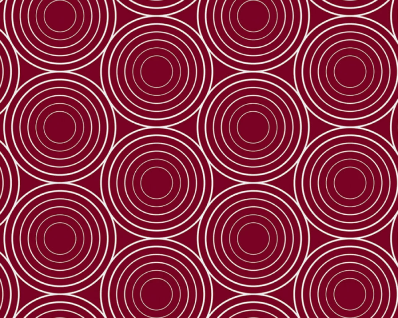 Fototapete "Kreise rot" 6,00x2,50 m / Glattvlies Brillant günstig online kaufen