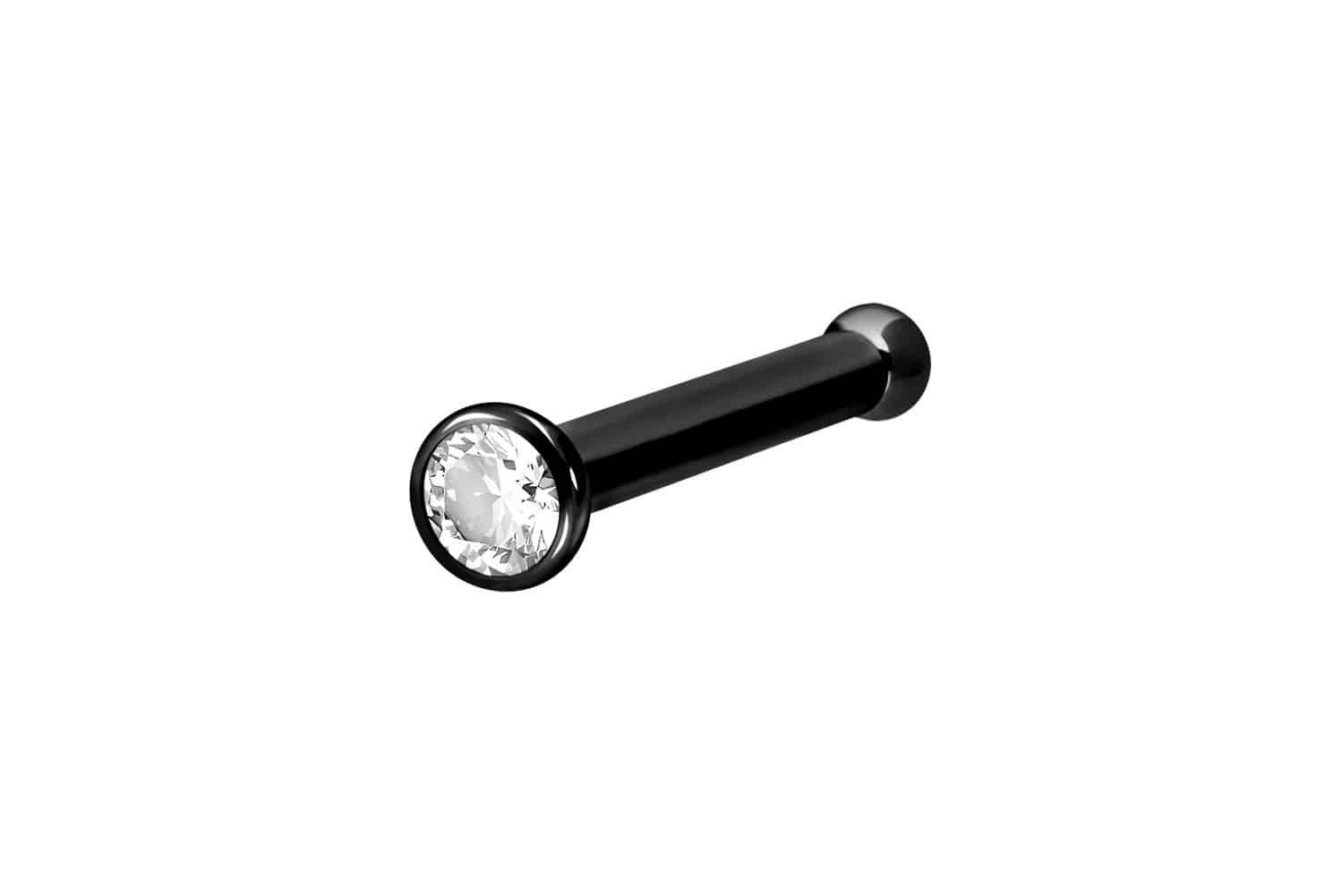 PIERCINGLINE Nasenpiercing Chirurgenstahl Nasenstecker Pin KRISTALL günstig online kaufen
