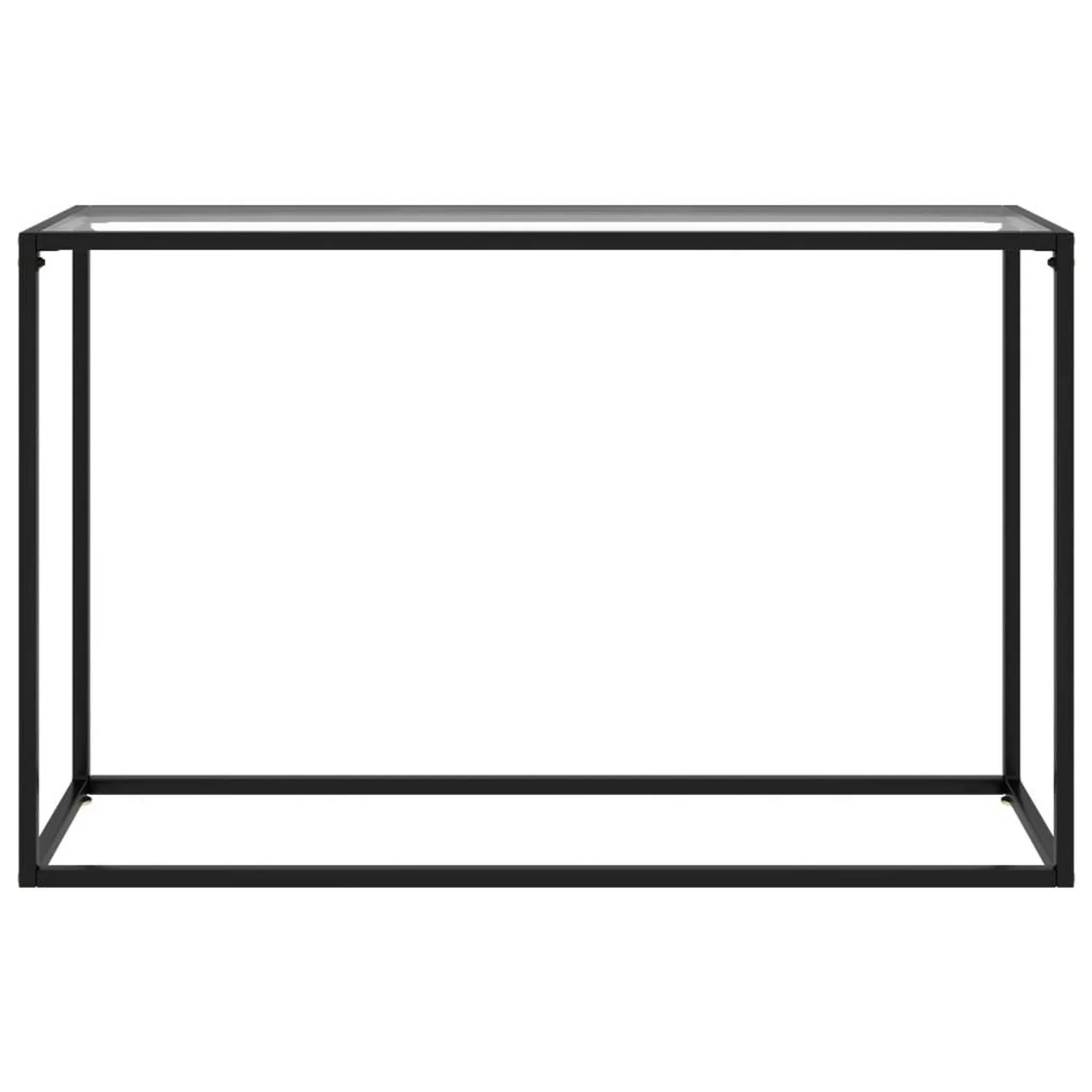 vidaXL Konsolentisch Transparent 120x35x75 cm Hartglas Modell 1 günstig online kaufen