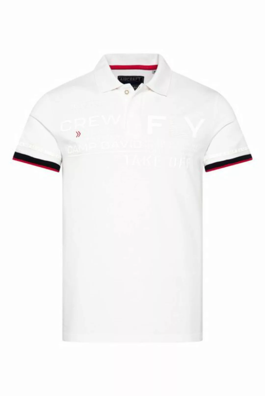 CAMP DAVID Poloshirt mit Baumwolle günstig online kaufen