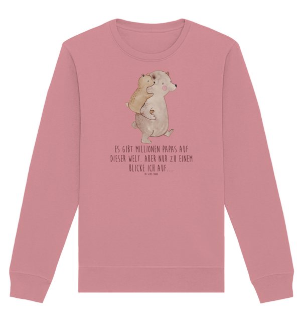 Mr. & Mrs. Panda Longpullover Größe XL Papa Bär - Canyon Pink - Geschenk, V günstig online kaufen