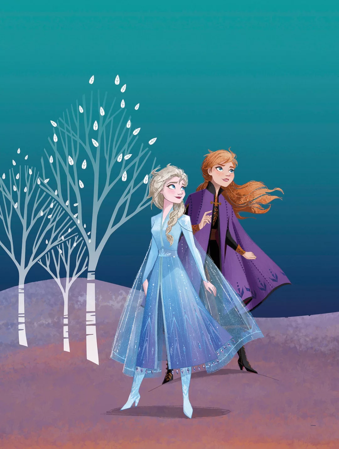 Komar Wandbild Frozen Sisters 30 x 40 cm günstig online kaufen