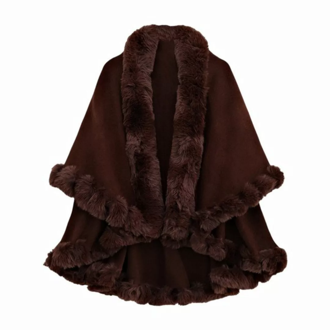 Refttenw Poncho Cardigan-Schal, Cape-Schal,Strickponcho,Warmer Schal günstig online kaufen