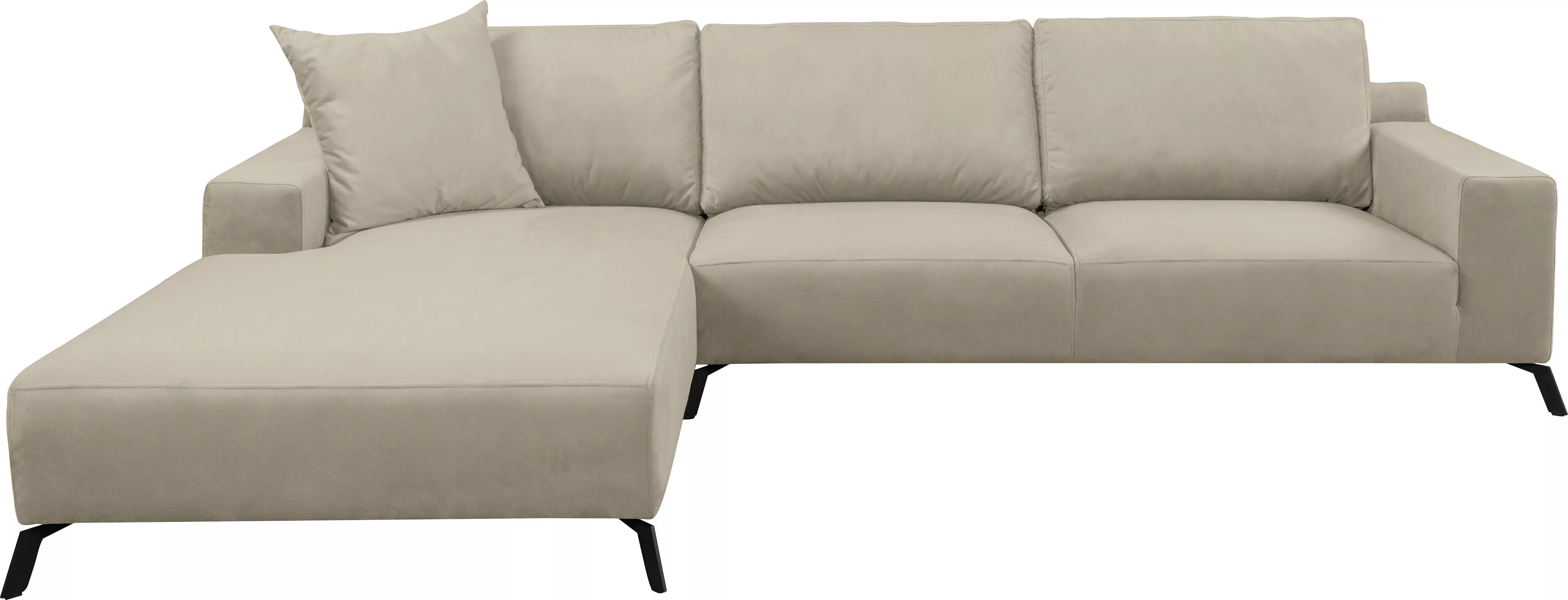 WERK2 Ecksofa "Faro L-Form", XXL Design Ecksofa mit hohem Komfort in trendi günstig online kaufen