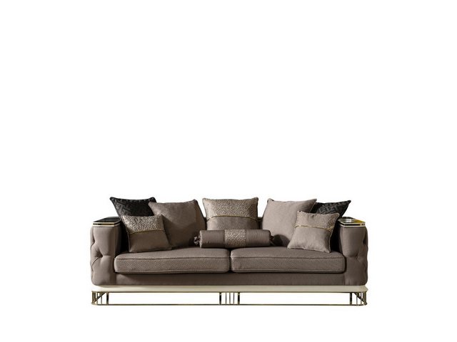 Xlmoebel Sofa Neu elegantes Wohnzimmermöbel aus luxuriösem braunem Designst günstig online kaufen