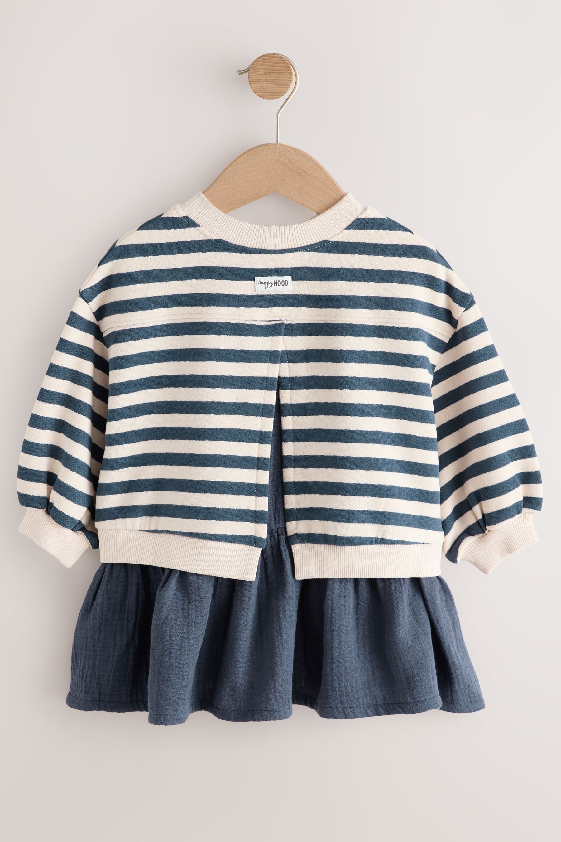 Next Tüllkleid Sweatshirtkleid mit Meshrock (1-tlg) günstig online kaufen