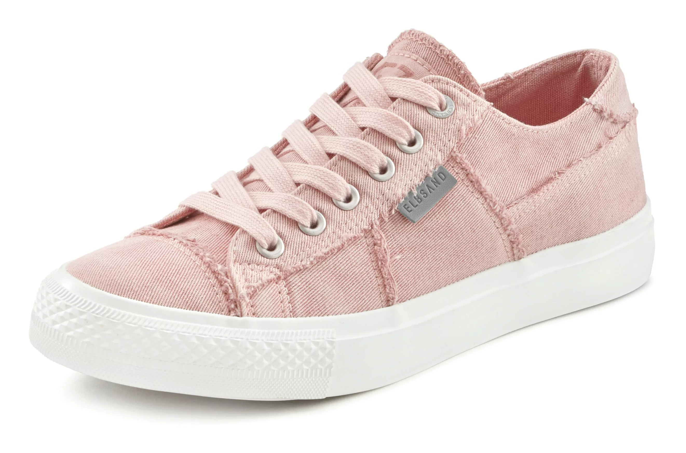 Elbsand Sneaker, Schnürhalbschuh, Freizeitschuh aus Textil, Used-Look VEGAN günstig online kaufen