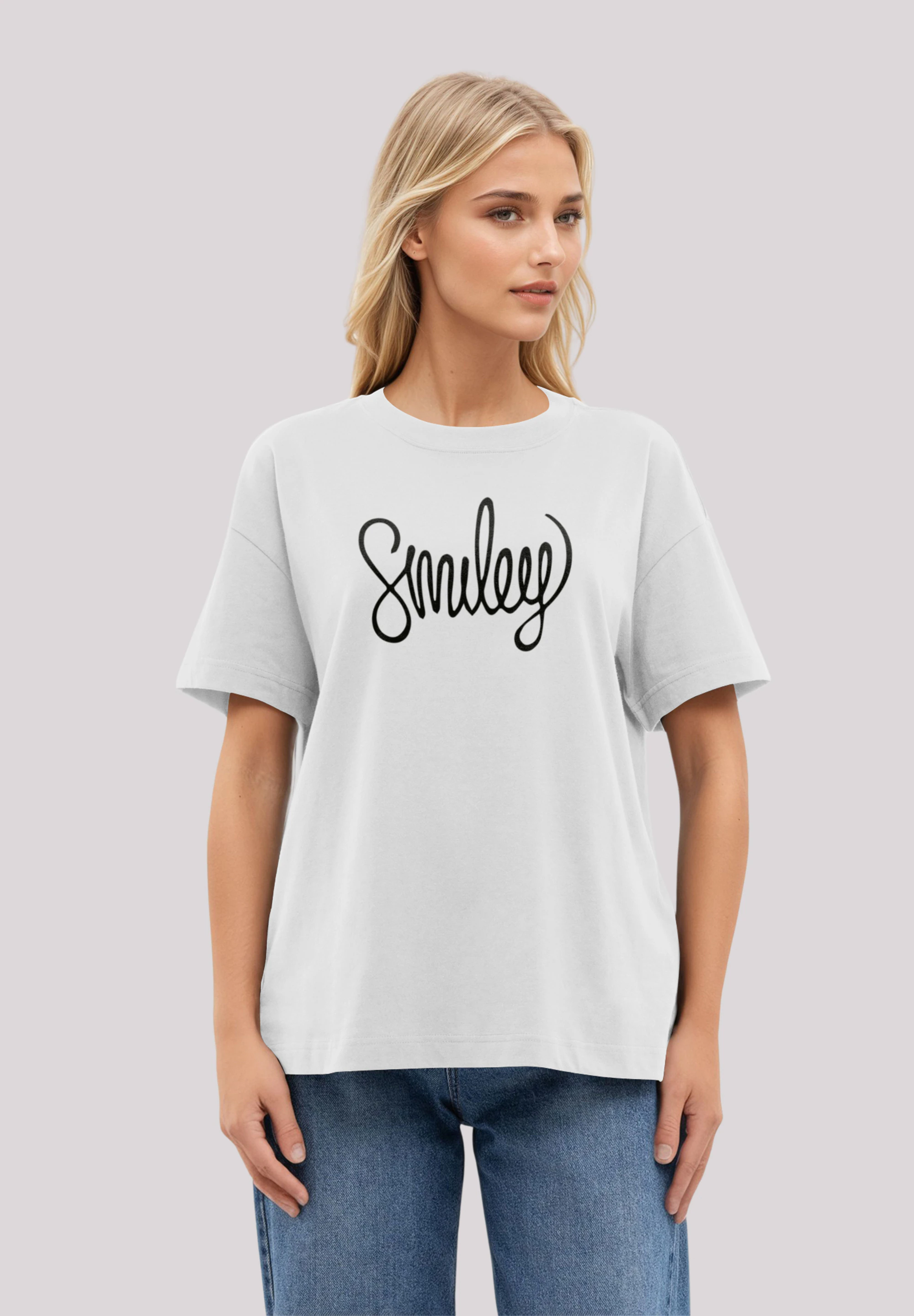 F4NT4STIC T-Shirt "SMILEY black", Premium Qualität günstig online kaufen