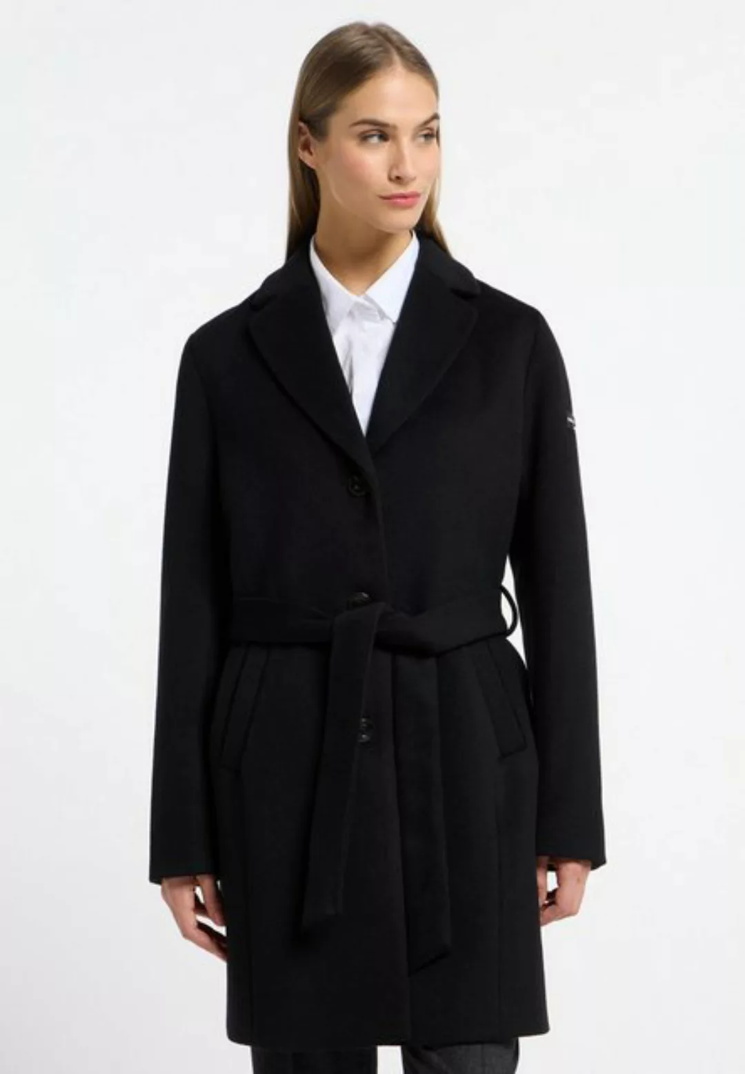 Frieda & Freddies Wollmantel Wool Coat / Chester mit Farb- und Materialkomb günstig online kaufen