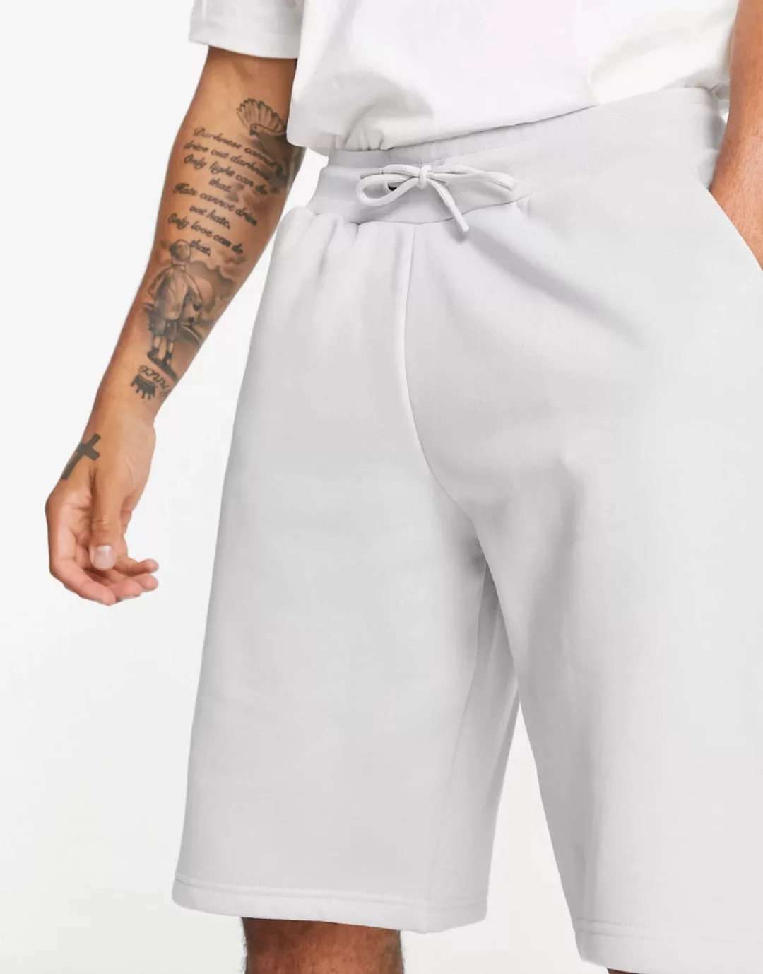 River Island – Oversize-Shorts in Grau günstig online kaufen