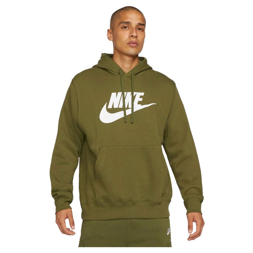 Nike Sportswear Club Graphic Pullover M Rough Green / Rough Green günstig online kaufen