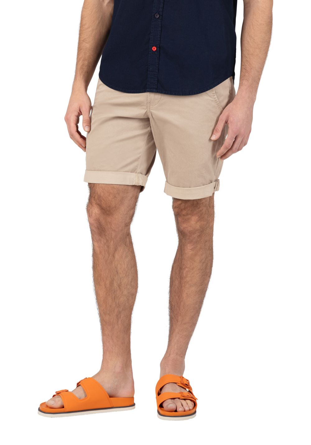 TIMEZONE Herren Chino Shorts SLIM JANNOTZ SHORT Mid Waist Slim Fit Blau Bei günstig online kaufen